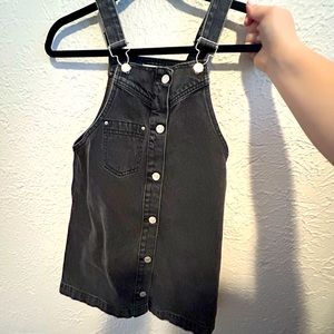 Black 🖤 Denim Girls Overalls Dress 👗